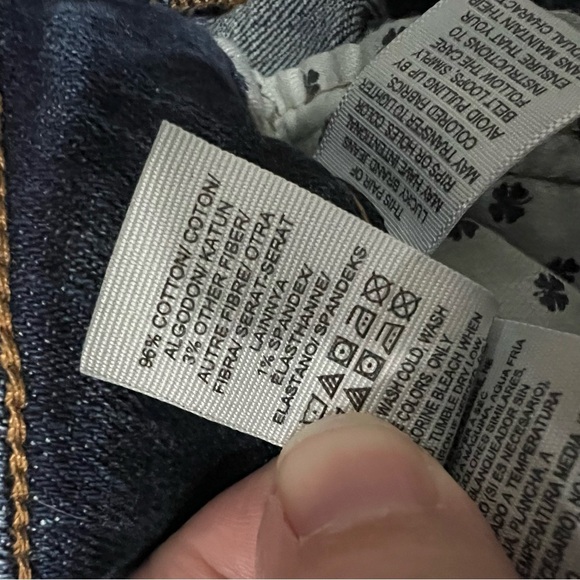 Lucky Brand 2 Lolita Dark Wash Raw Hem Ankle Skinny Jeans Y6 - Picture 6 of 6